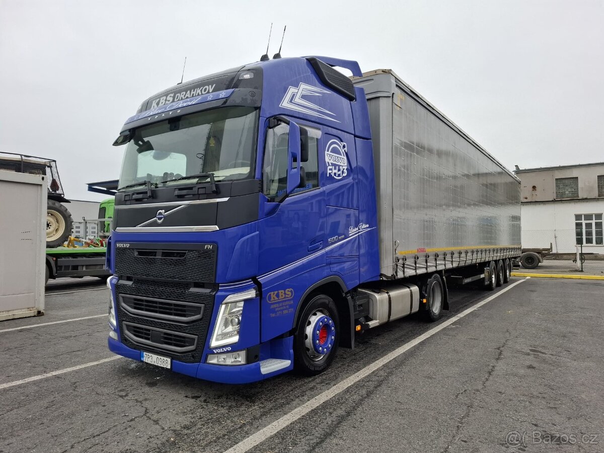 Tahač Volvo FH13 + návěs Kögel