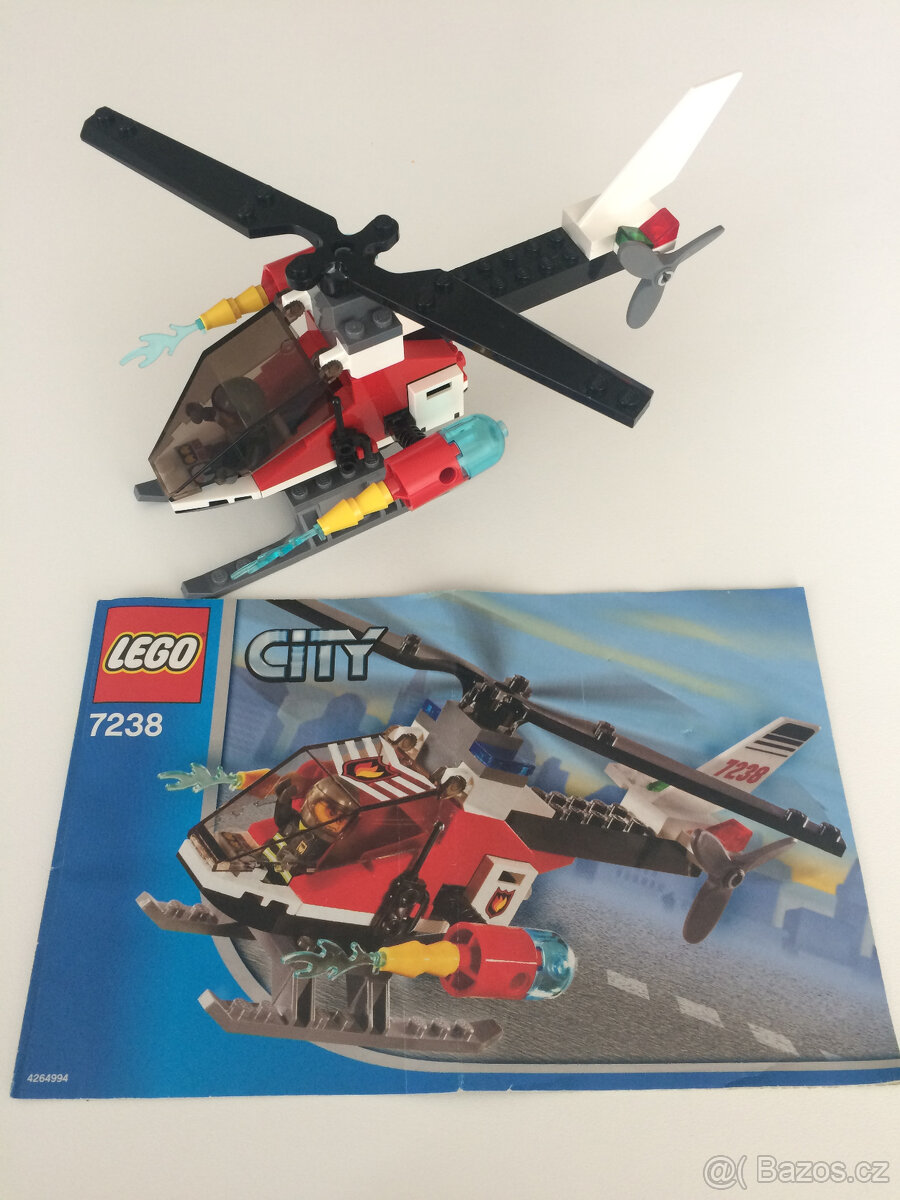 LEGO City 7238 Hasičská helikoptéra