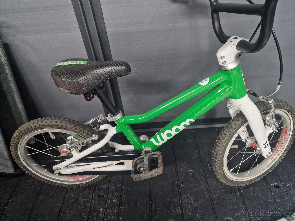 Dětské kolo Woom 2 + stojánek