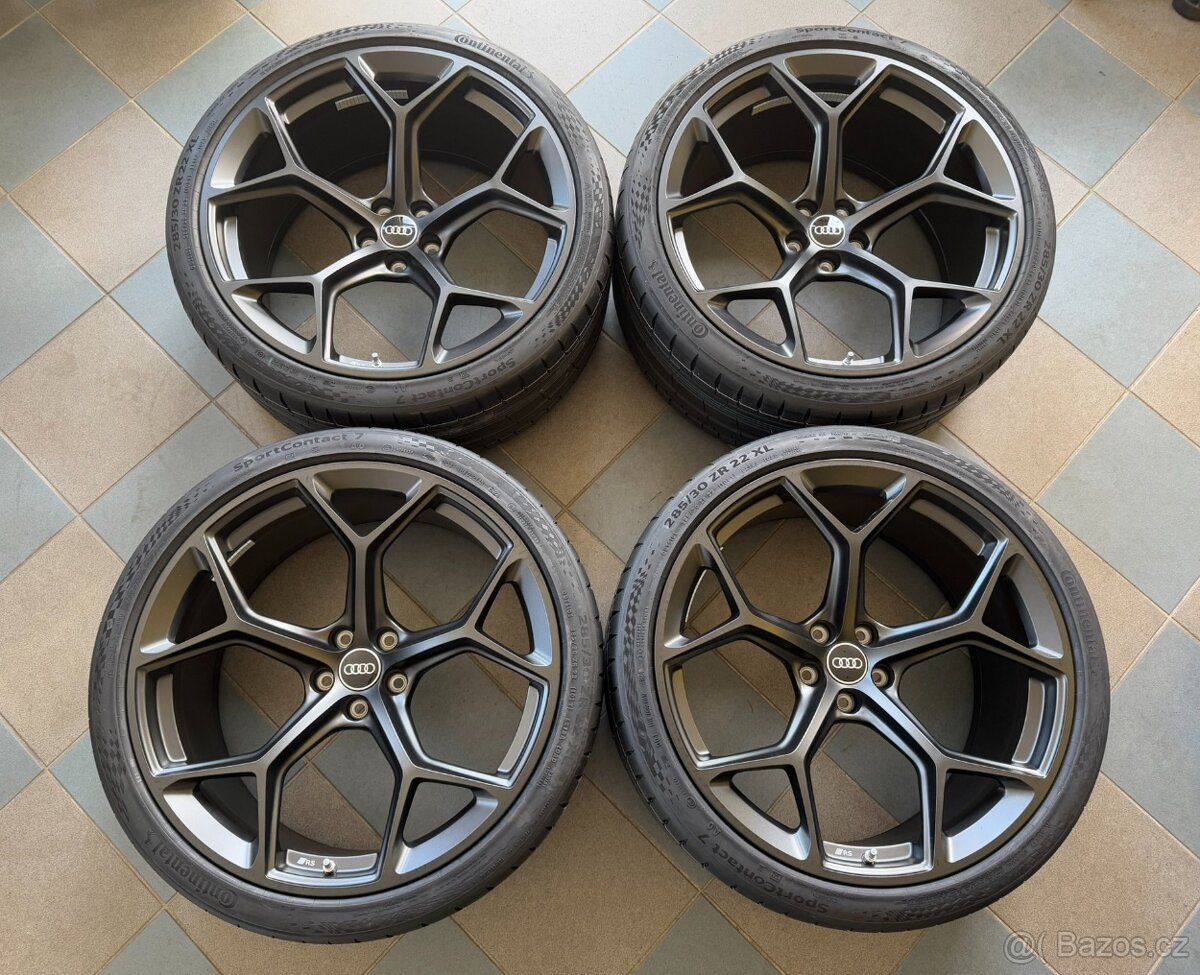 Originální alu Audi RS6 Performance 22", 5x112