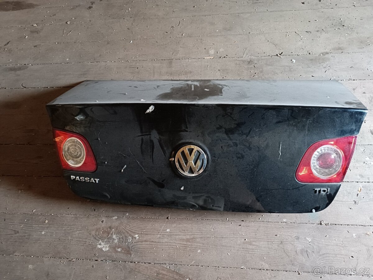 PRODÁM NA VW PASSAT B6 ZADNÍ VÍKO A NÁRAZNÍK