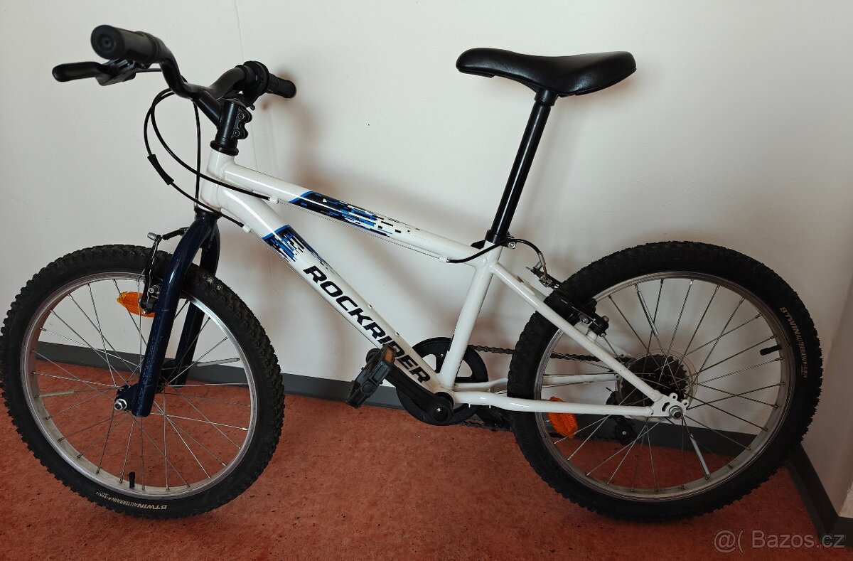 Dětské horské kolo 20" ST120 6–9 let bílo-modré