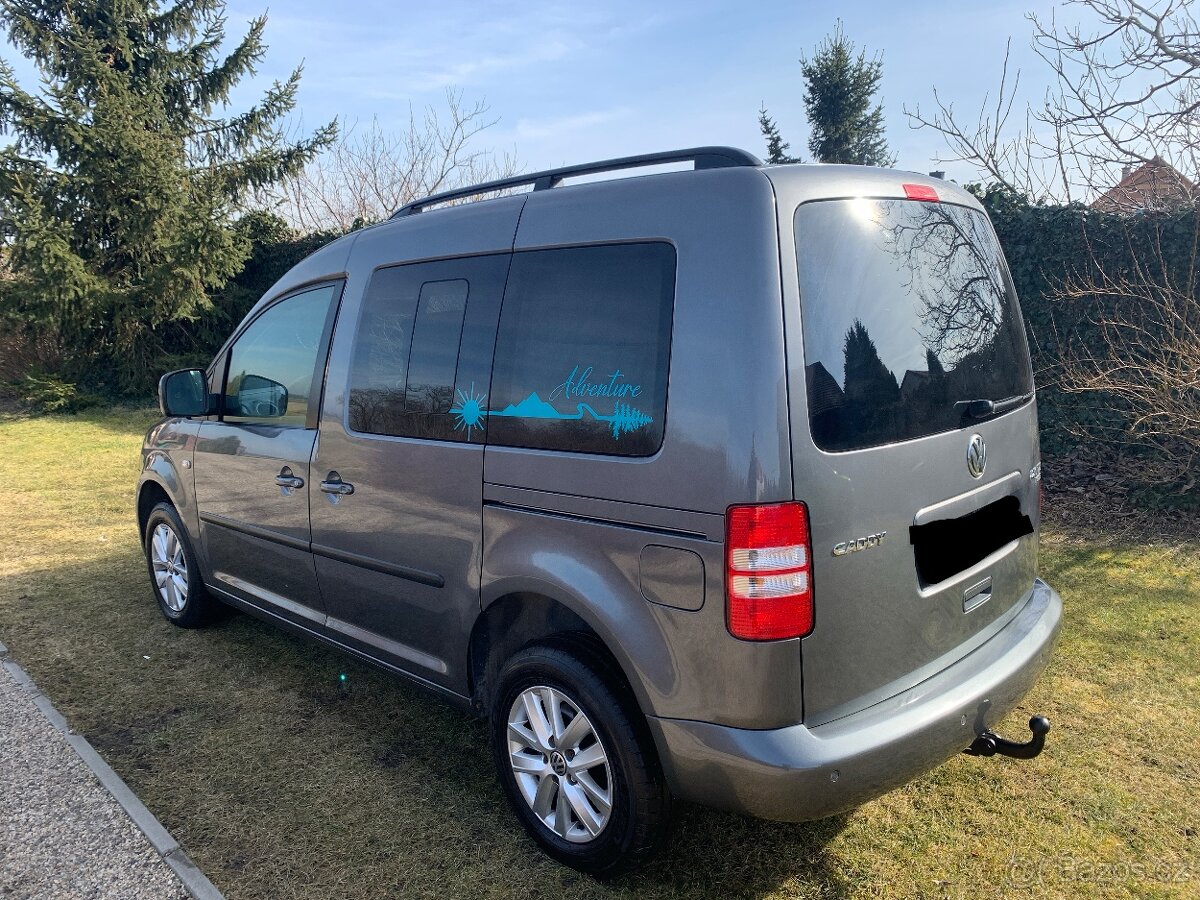 Vw Caddy Tramper 2.0tdi NAVI,KLIMA,4MOTION,,alu,spaní