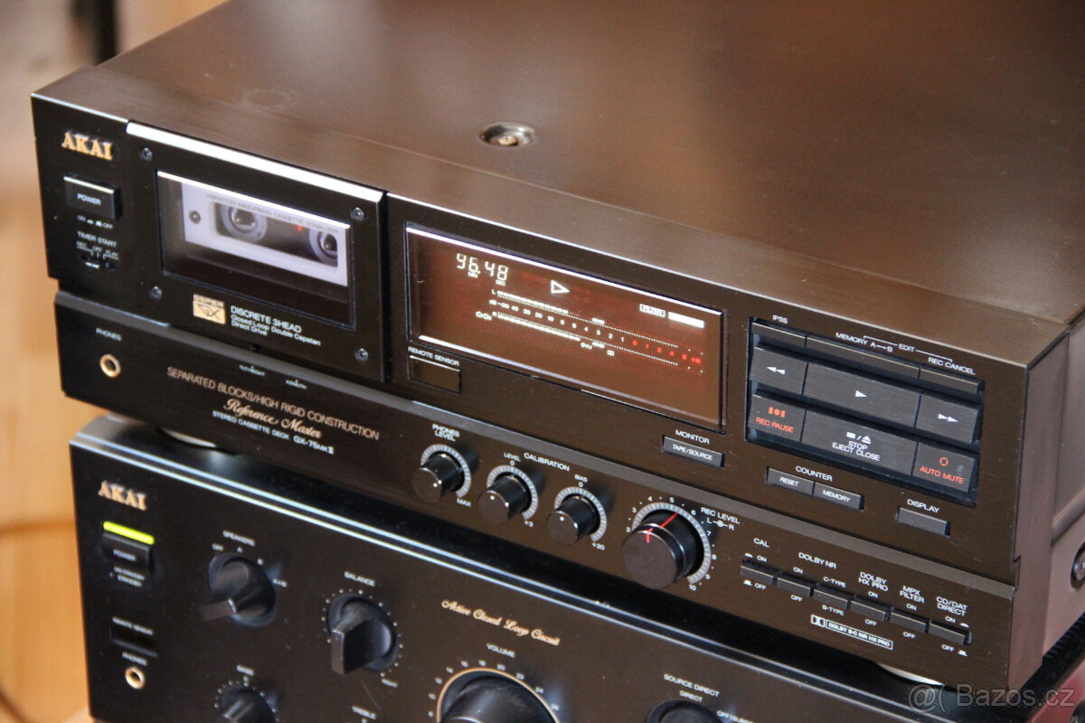 ♫ AKAI GX 75 MK II ♫ tape deck vyšší třídy ♫ čti popis