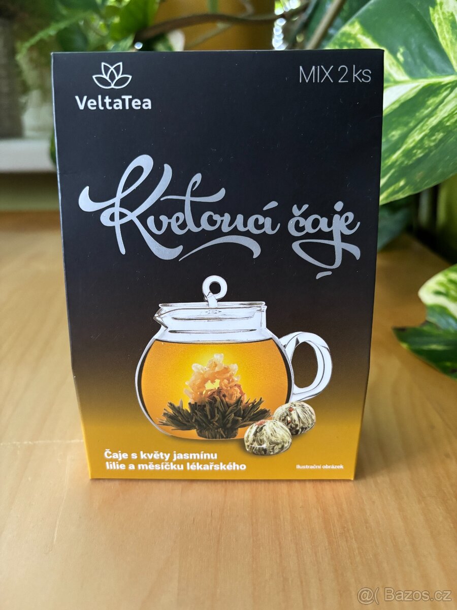 VELTATEA Kvetoucí čaje -květ jasmínu, lilie a měsíčku lékař.