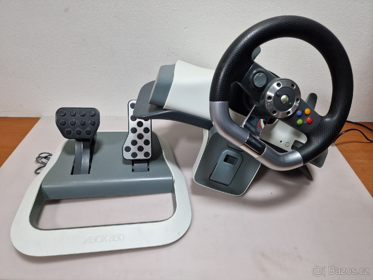 Originál volant + pedály Xbox 360