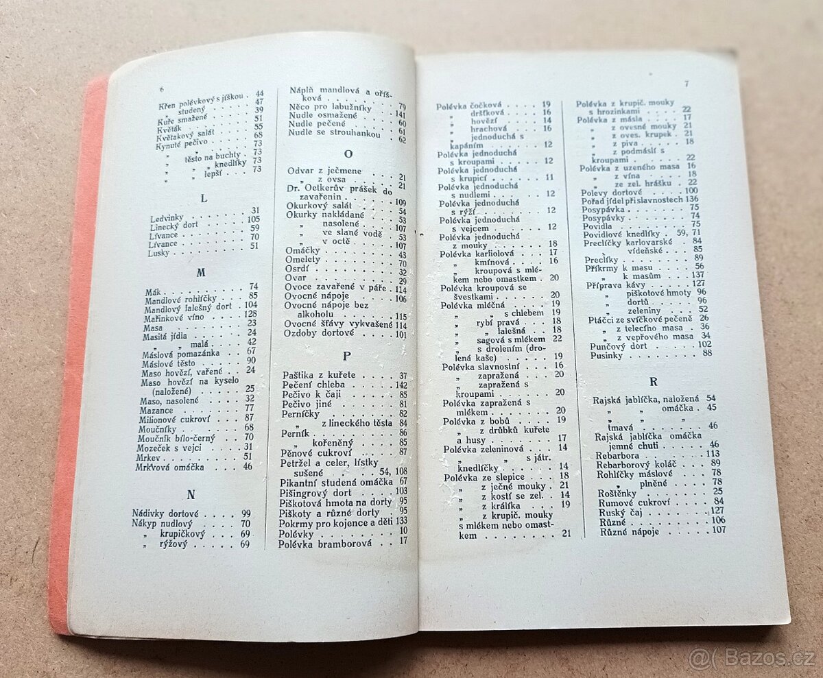 Kuchařská kniha jednoduché občanské kuchyně z roku 1929