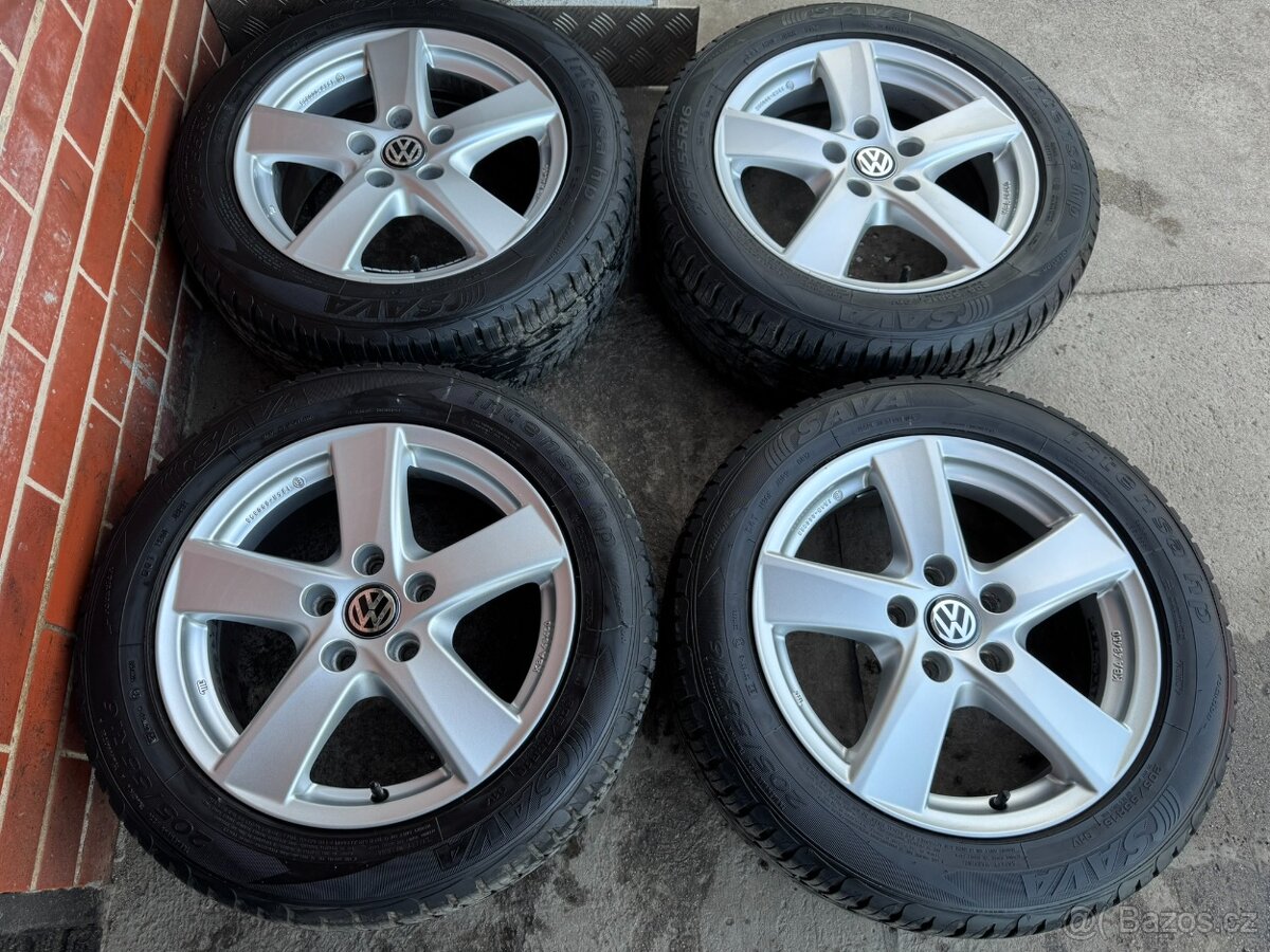 Alu 16" 5x112, Aluet VW, letní 80% SUP2