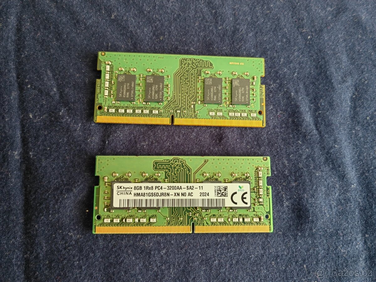 16GB 2x8GB DDR4 3200MHz SODIMM