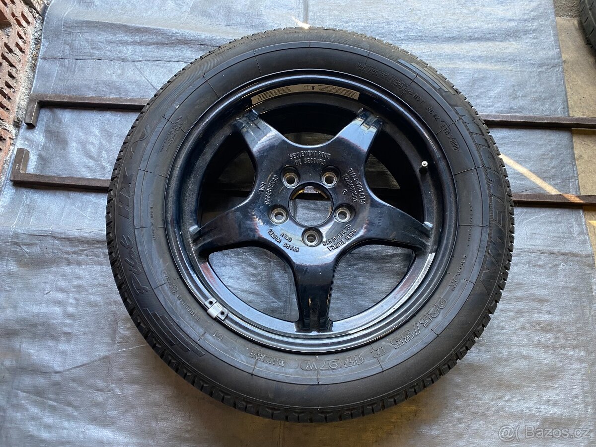 225 55 17 Michelin + alu kolo, 5x112 mm Mercedes