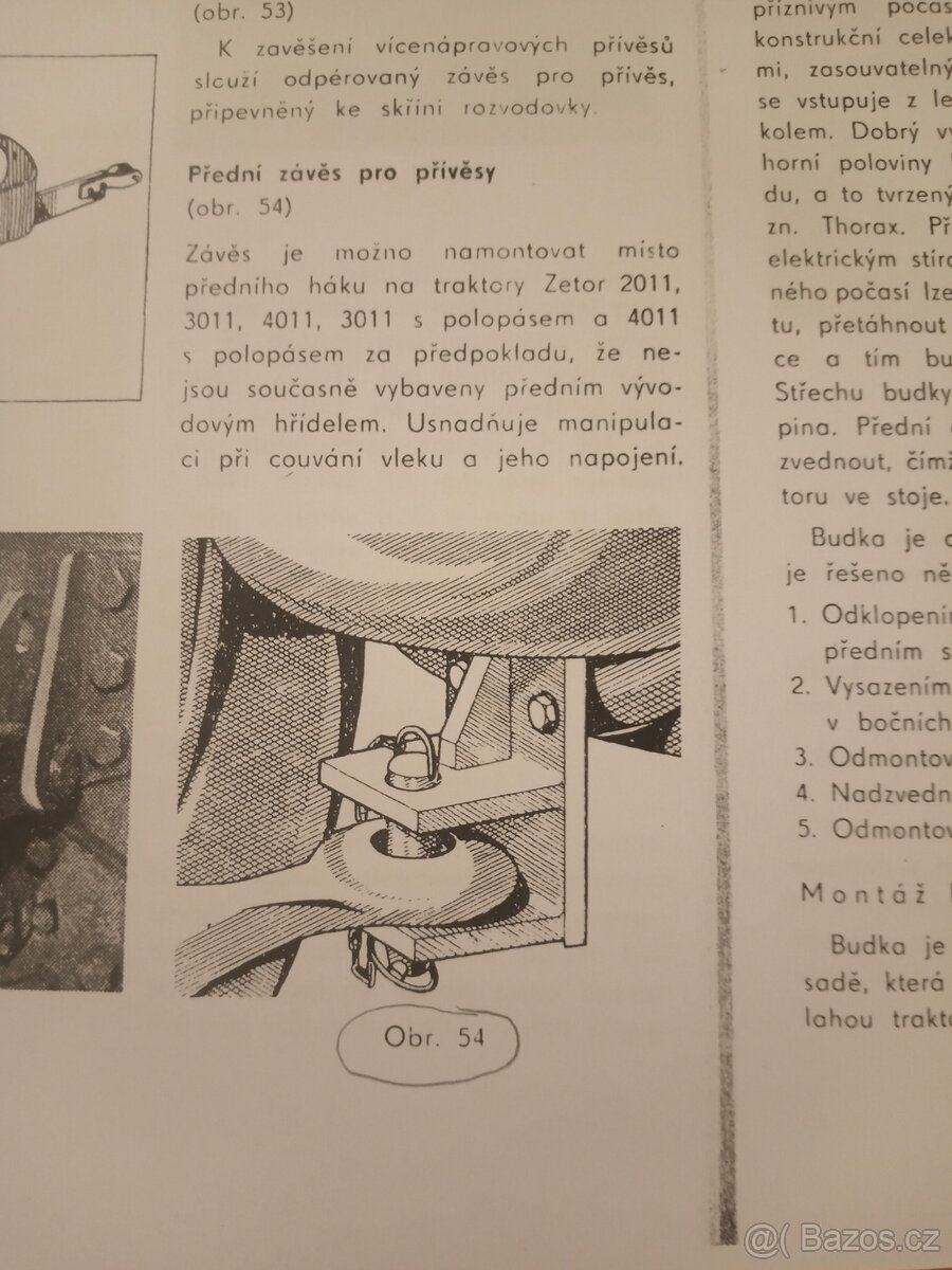 Přední závěs,Zetor 4011