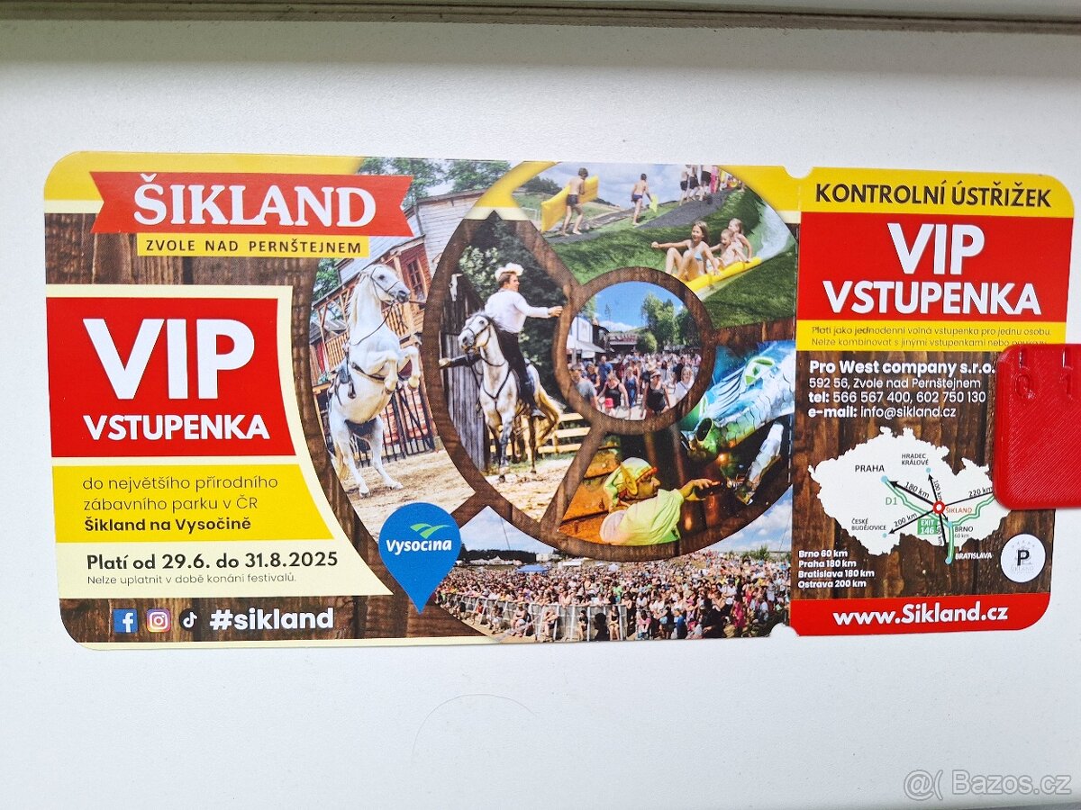 Šikland VIP vstupenky