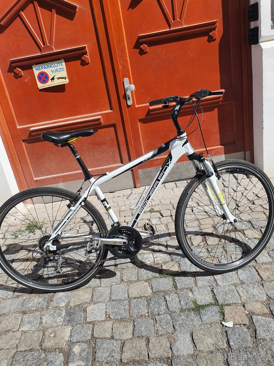 cross kolo Leaderfox bílé, vel. 17"