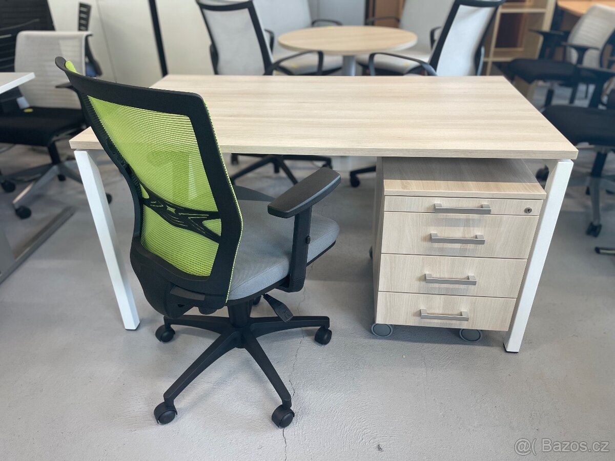 Kancelářský set ( stůl, úložný box, židle)