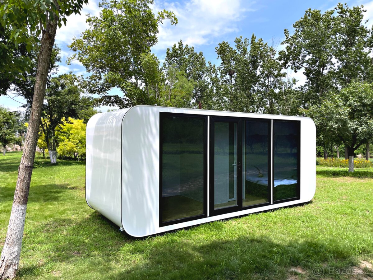 NADSTANDARDNÍ MODULÁRNÍ DOMEK 6M / LUXUSNÍ MOBILNÍ KANCELÁŘ