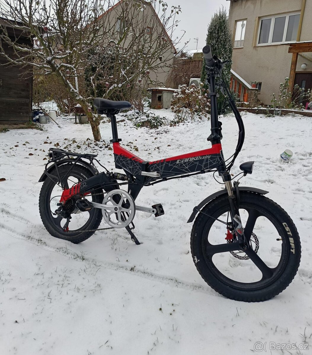 Skládací elektrokolo Lankeleisi C650 – zánovní, pouze 195 km