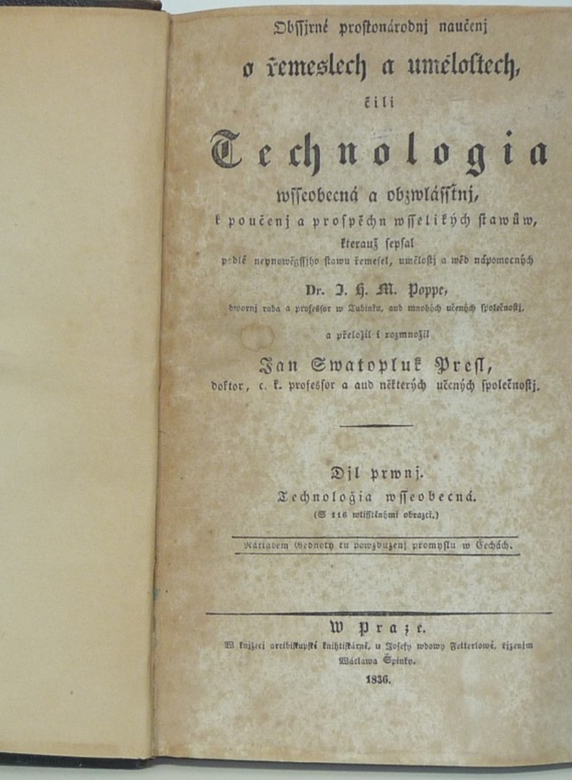 Obšírné prostonárodní naučení o řemeslech a umělostech čili