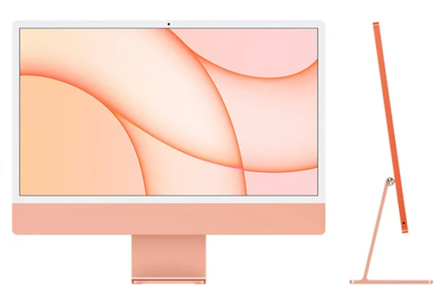 CTO - iMac 24" 4.5K, M1 8-CPU/8-GPU/8GB/512GB/GBR/Orange (2