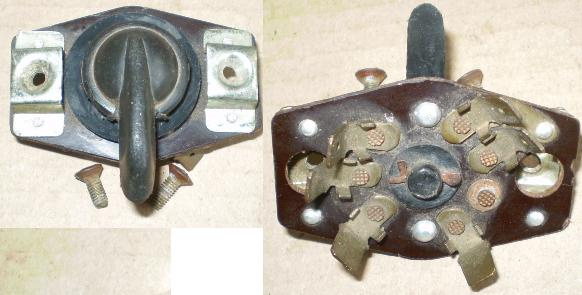 jawa 550 pařez přepínač světel