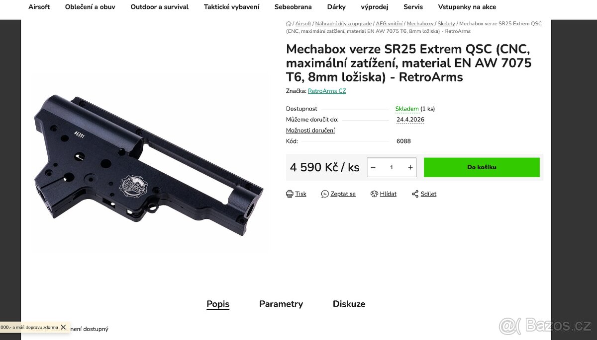 CNC mechabox SR25 (8mm) - QSC