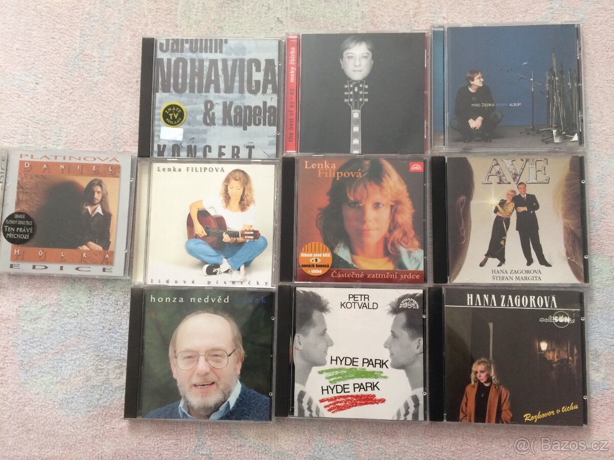 Hudební CD originály kus 200,- Kč