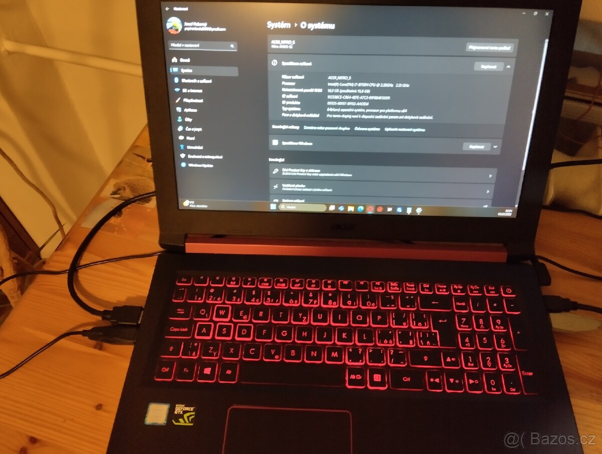 Herní notebook Acer Nitro 5