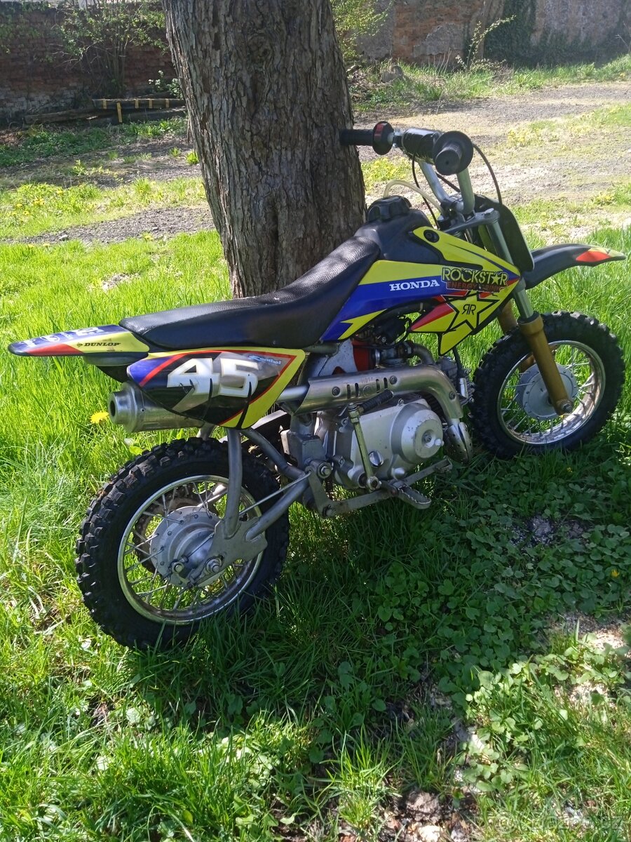 Dětské terénní moto 50ccm/4-takt,3-rychl.poloautomat