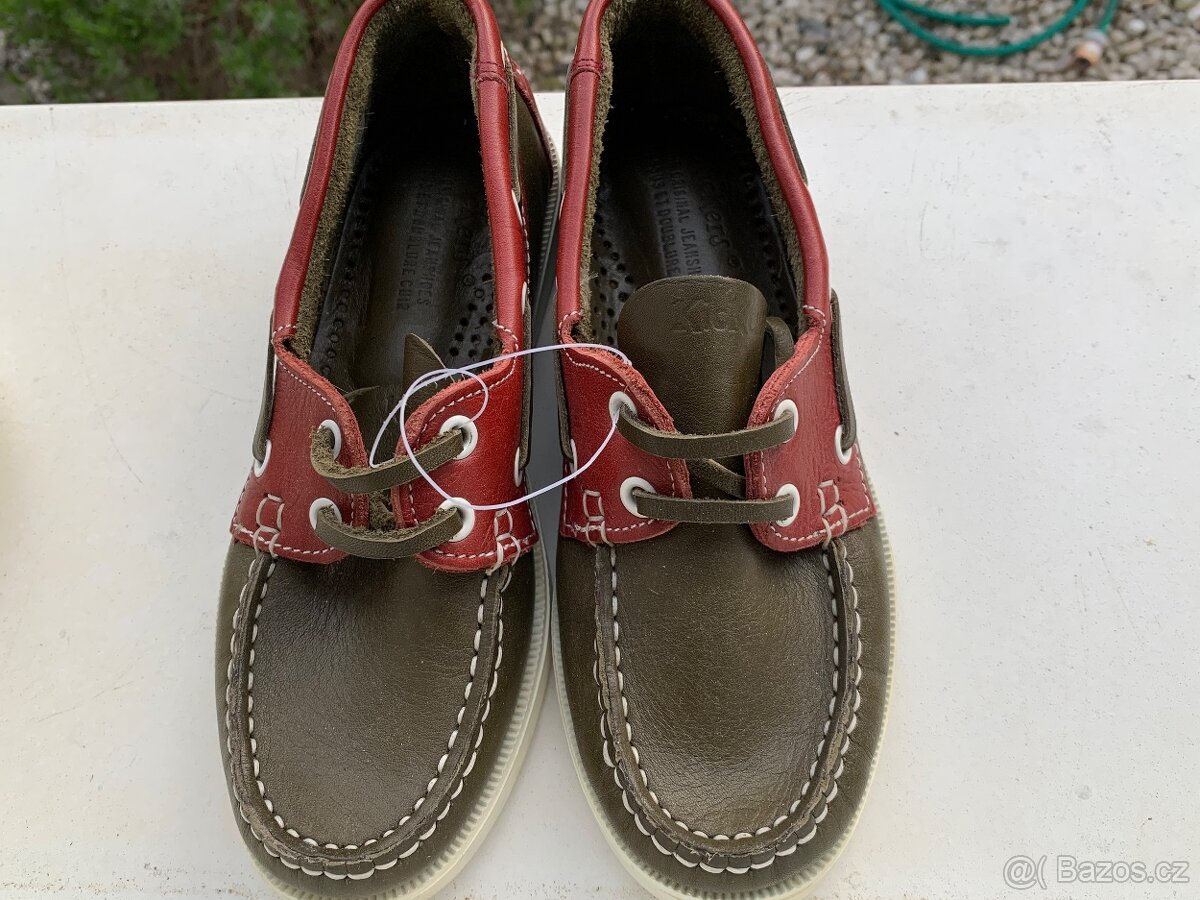 KicKers mokasíny celokožené, NOVÉ, vel.35