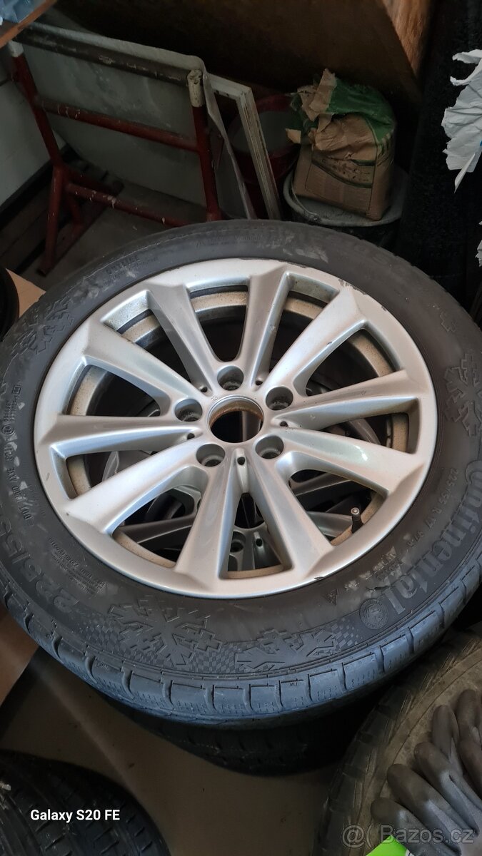 BMW ORIG ALU 225/55/17 97H - ZIMA - 5x120 - Č.87