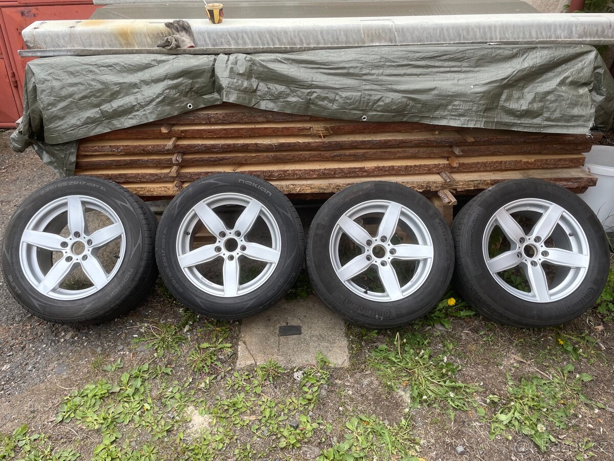 Alu sada 17” 5x120 letní WVTransporter/BMW