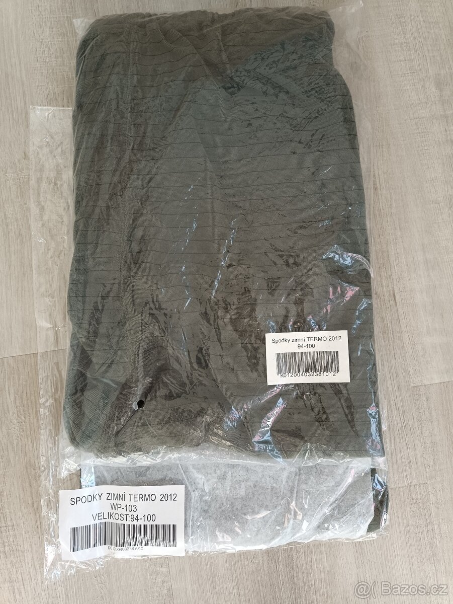 spodky zimní termo AČR vel 94-100 150,- za kus, celkem 2ks