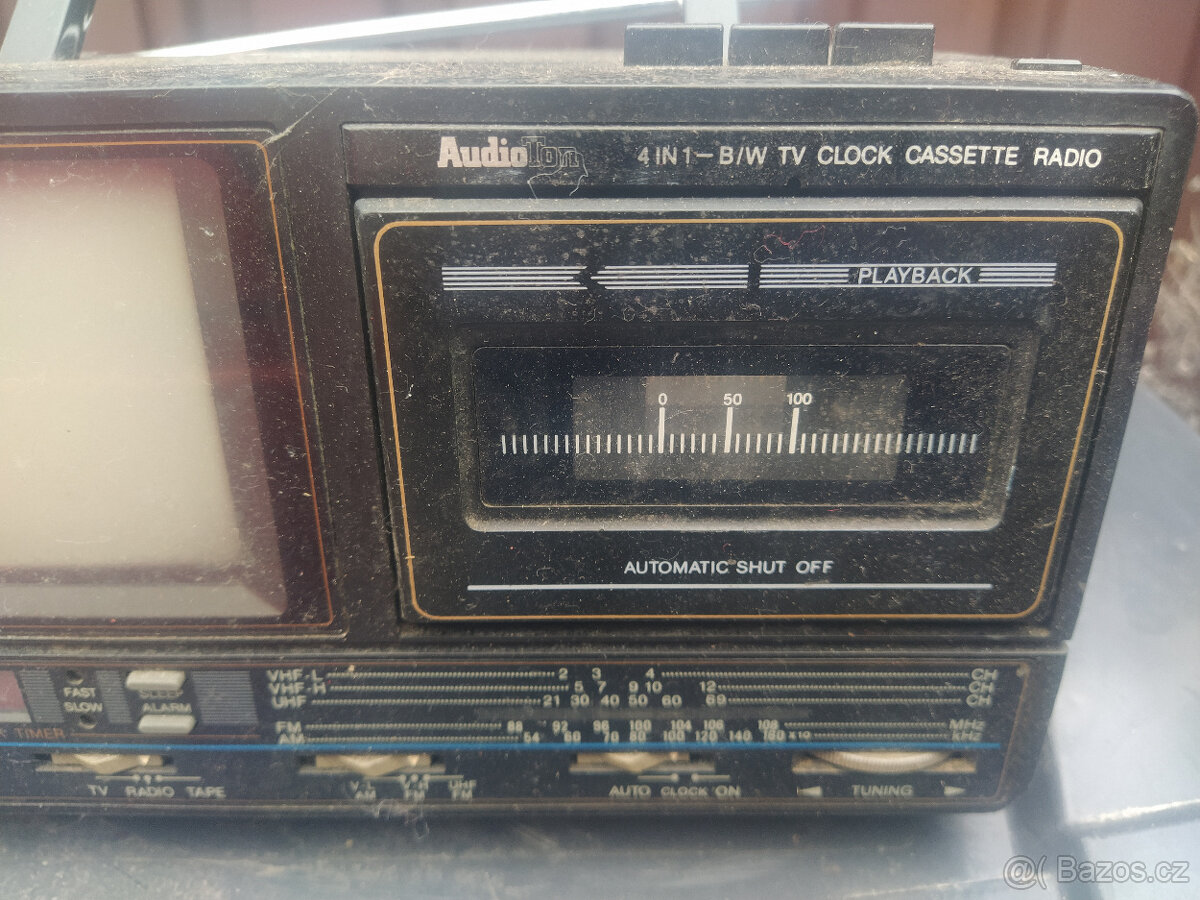 malé rádio s magn. a televizí AudioTon