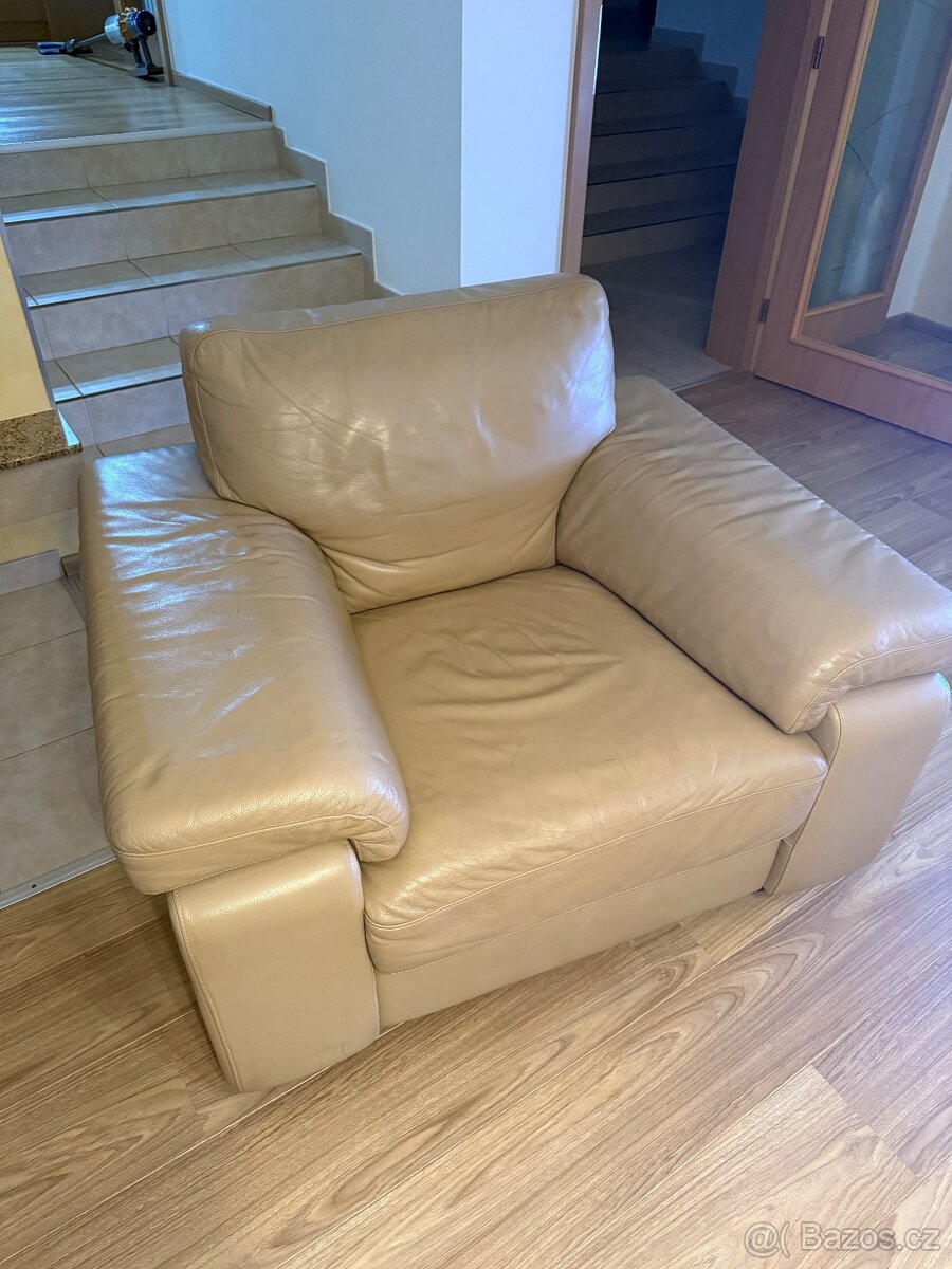 Sedací souprava kožená