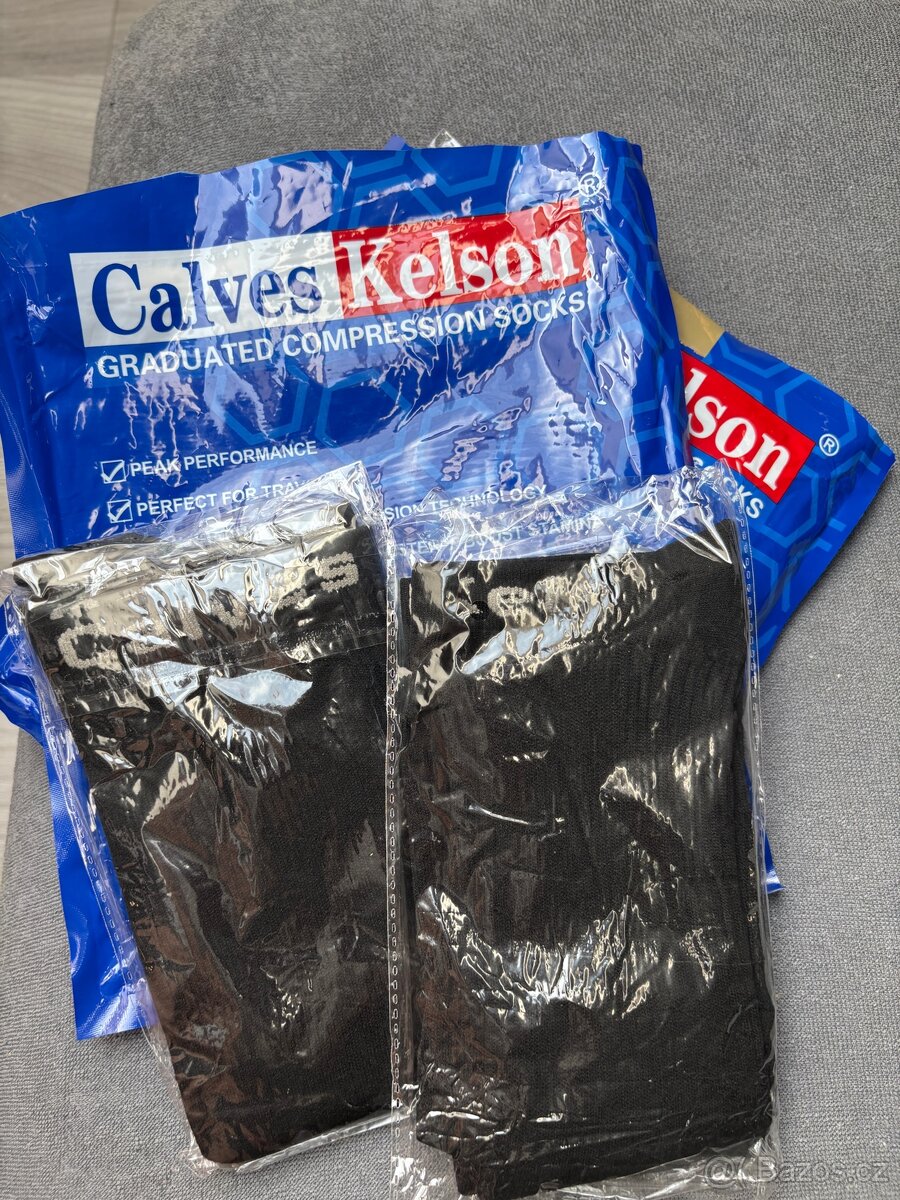 🧦 6× Kompresní podkolenky Kelson (velikost S/M)