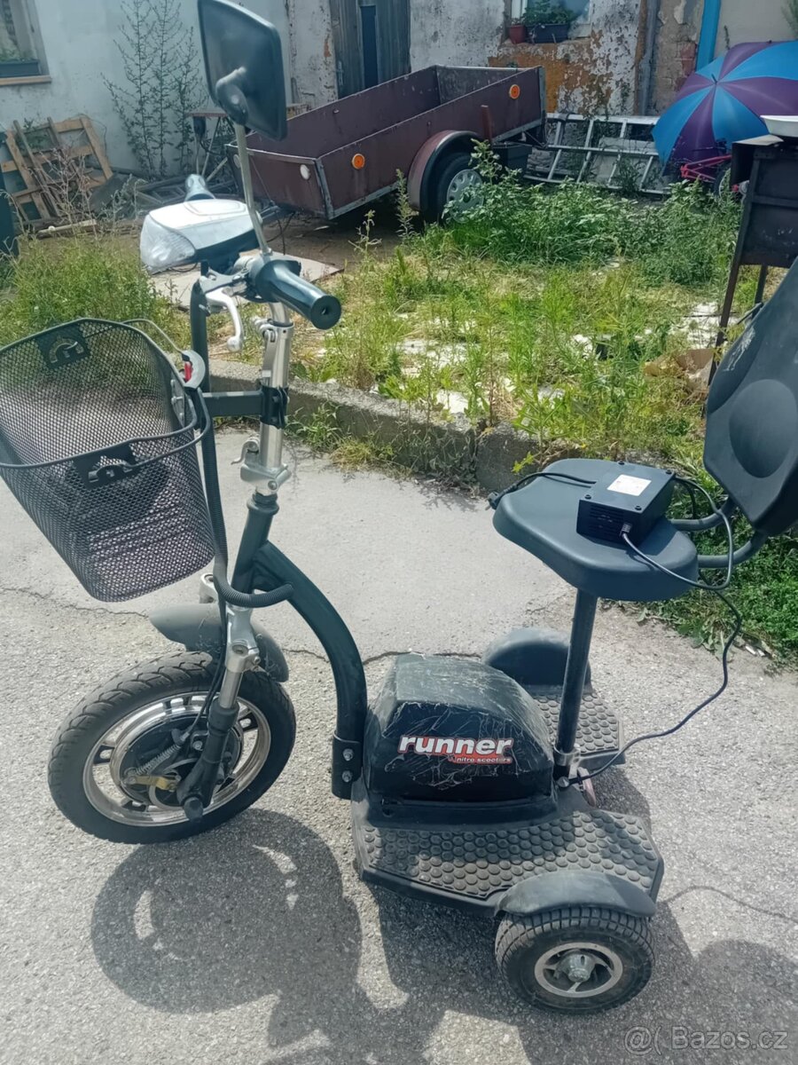 Elektrická Motorka tříkolka