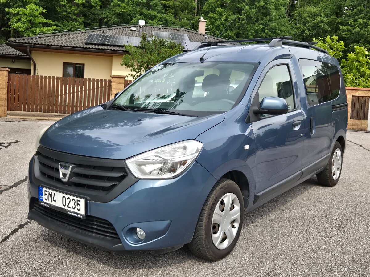 Dacia Dokker 2015, benzín, původ ČR, záruka