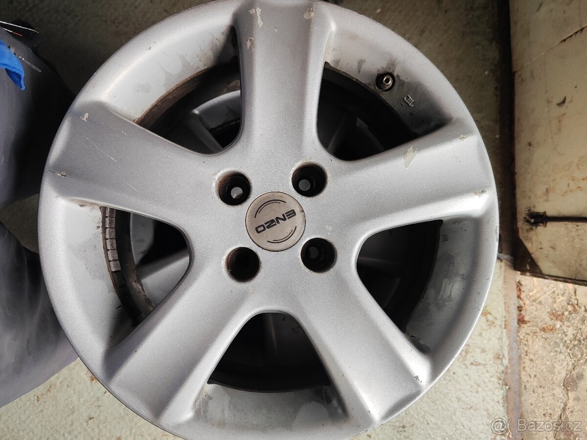 Alu disky 4x108 r 16 + vymezovací podložky se šrouby