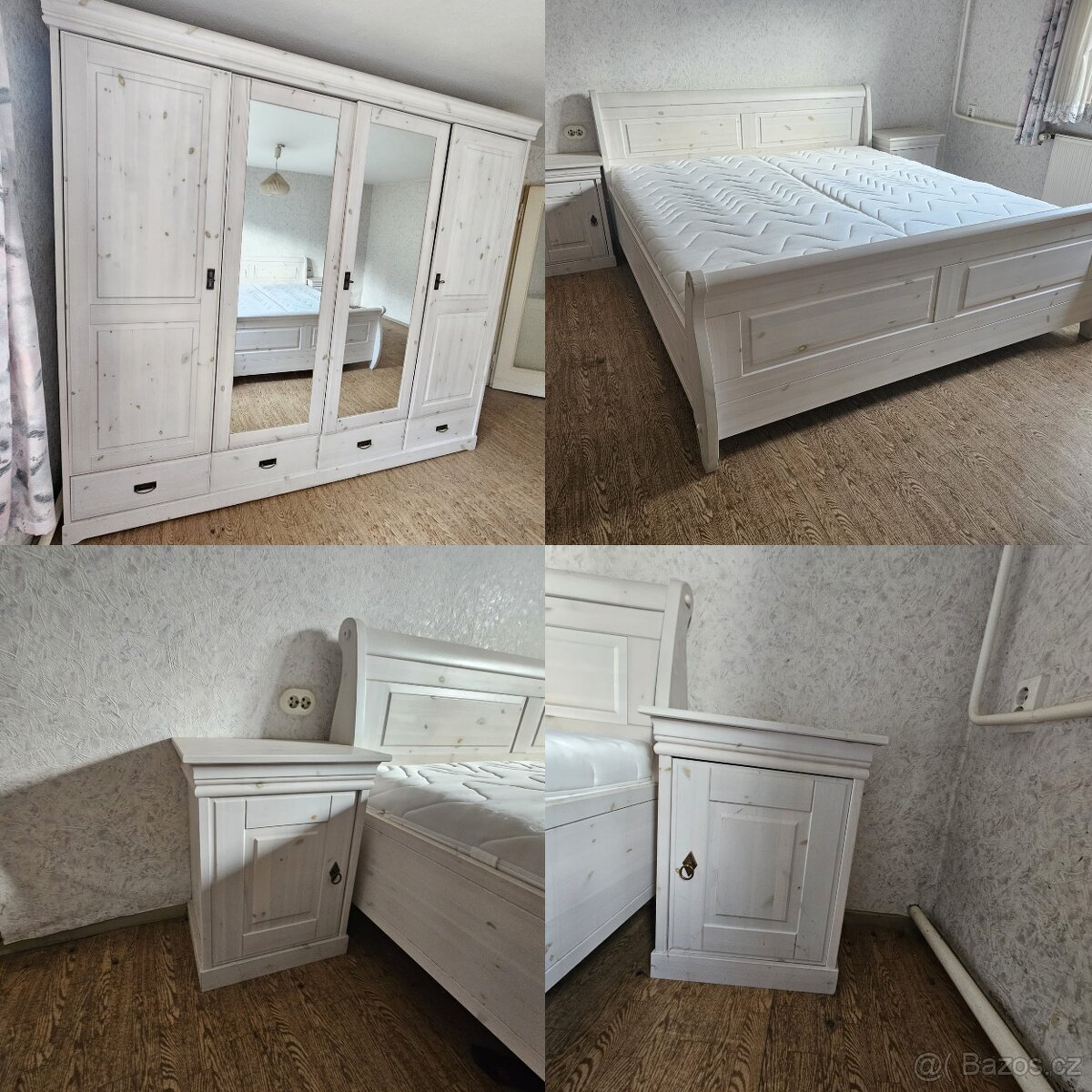 Celodřevěná ložnice