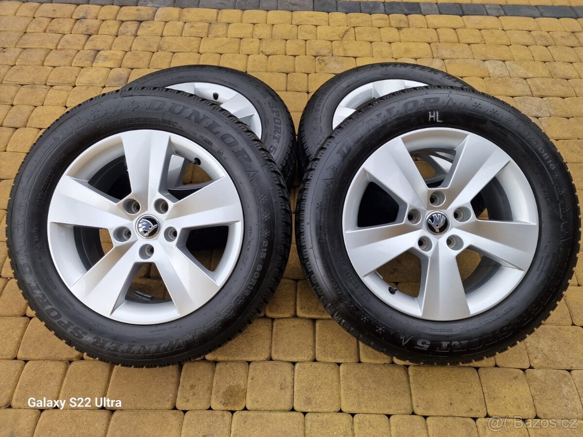 Alu kola zimní sada 5x112 16" Škoda Superb 3
