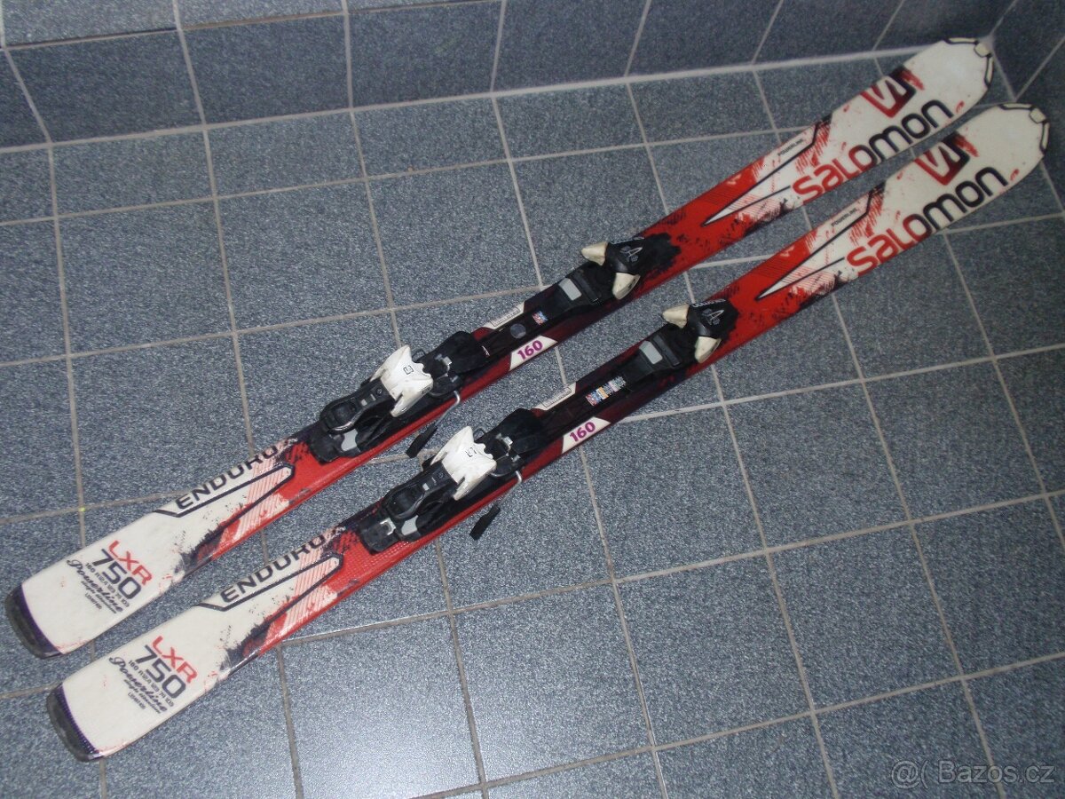 NASERVISOVANÉ 160 CM LYŽE CARVY SALOMON ENDURO LXR 750