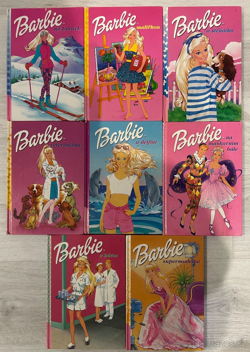 Prodám knihy pro děti - Barbie - 8 ks: