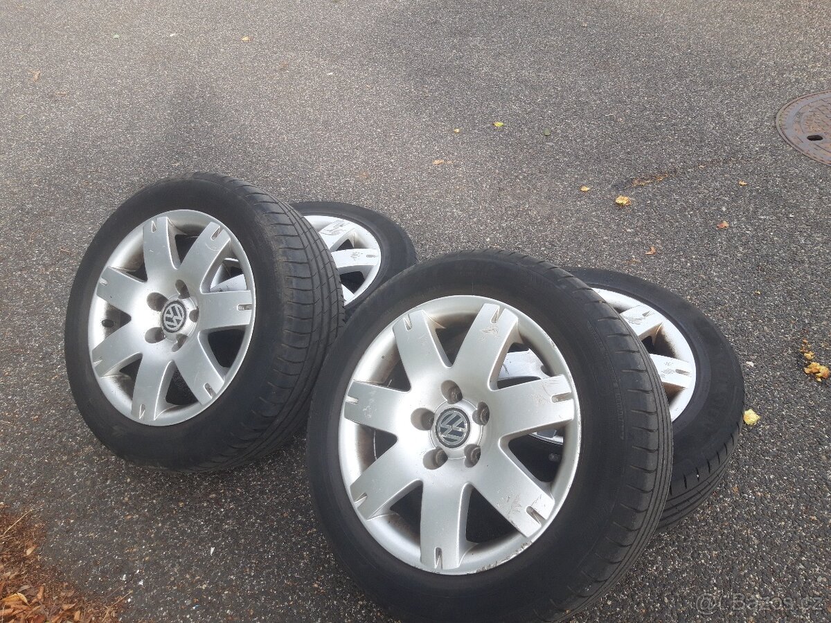 Prodám kola 205/55 R16  5x112 ET 37 Pneu letní