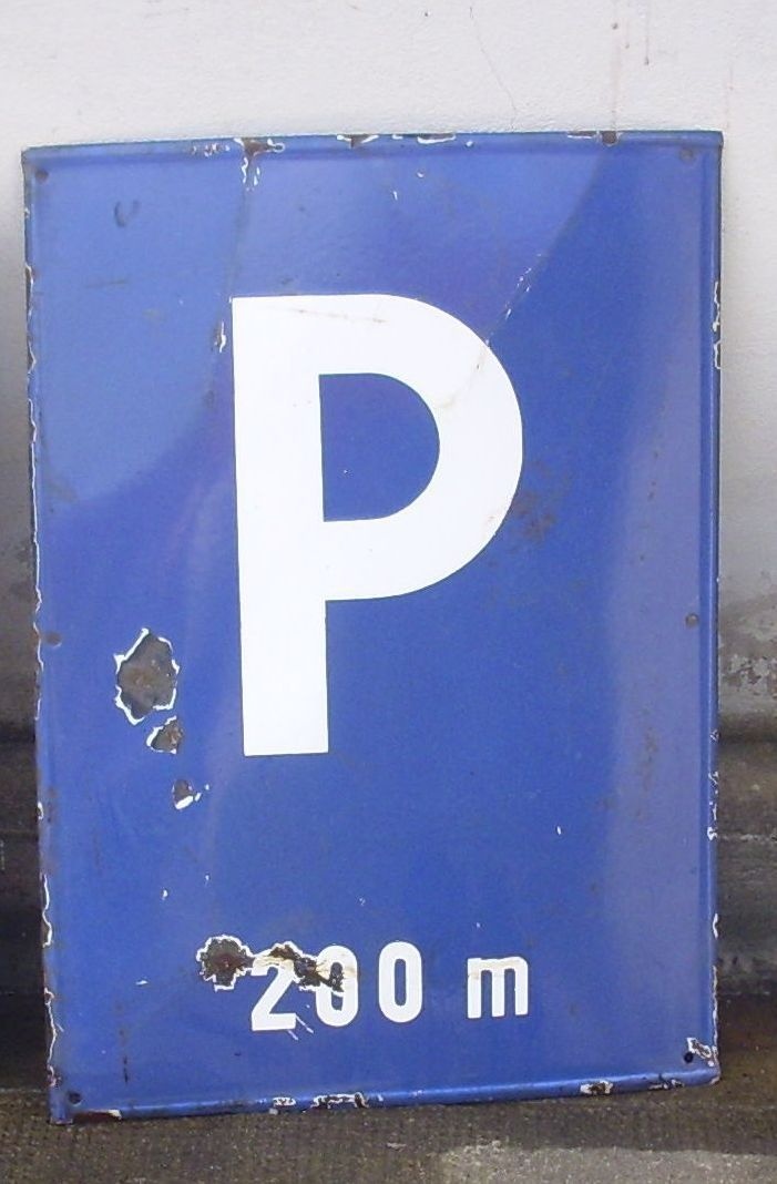 Stará smaltovaná cedule 70cm x 50cm