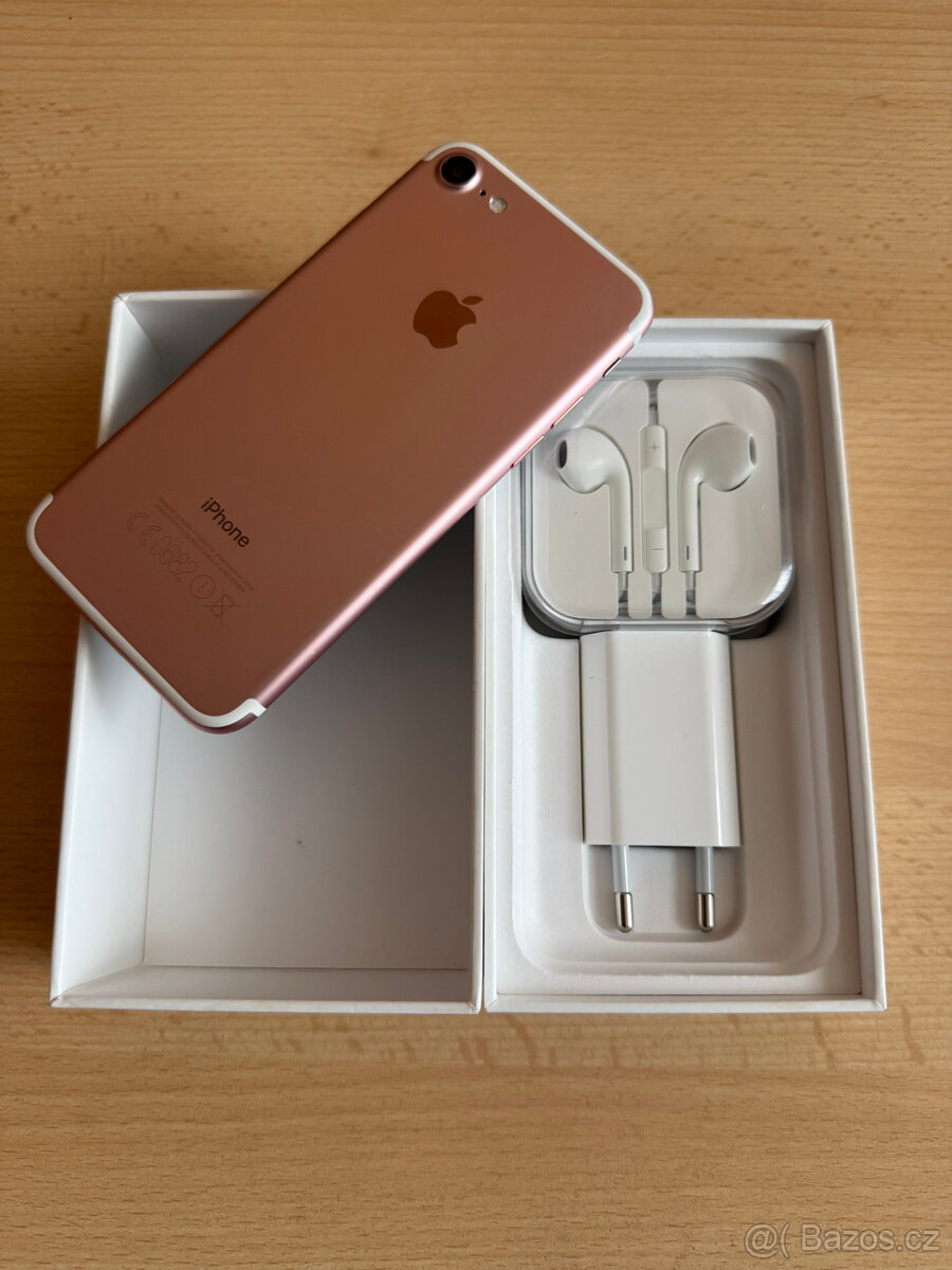 IPHONE 7  / 32 GB .  ROSE GOLD . ZÁRUKA