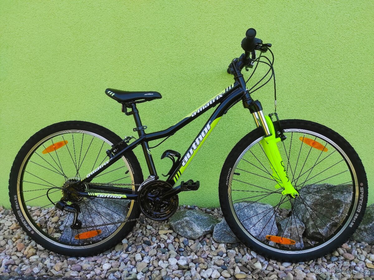 Značkové dětské kolo Author 26/13,5" (černá/žlutá)