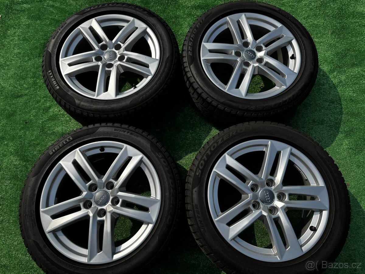 Originál alu kola Audi A5 A4 B9 zimní 5x112 R17
