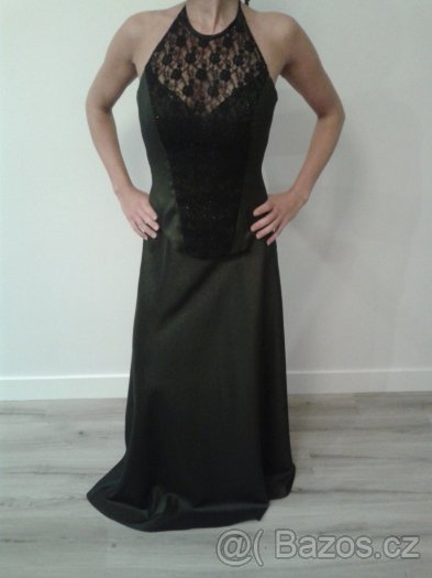 Zelené společenské šaty
