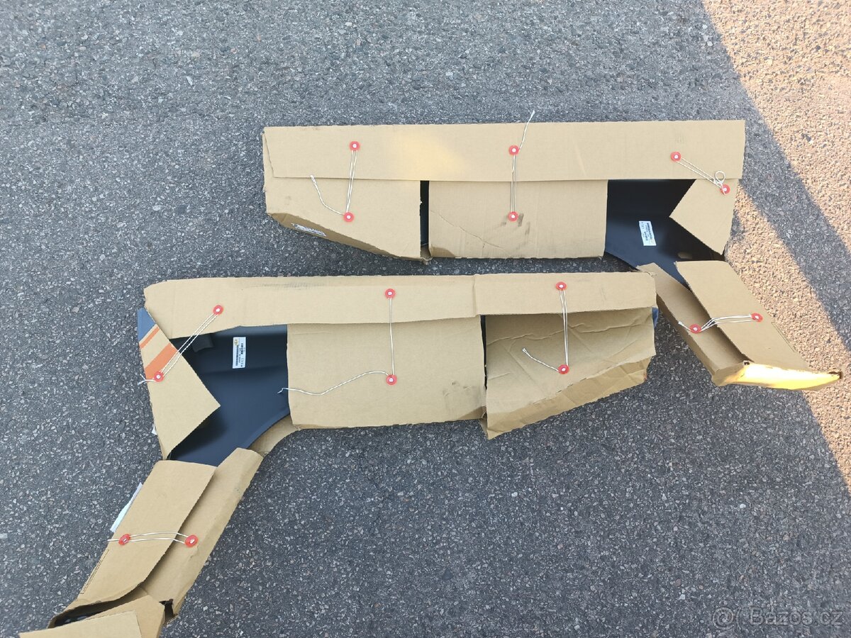 Blatníky Volvo V40 a S40 2000-2004 (pofaceliftu)