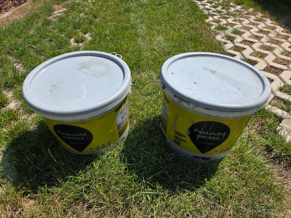 Silikonové omítky Weber SE5B, zrnitost 1,5mm