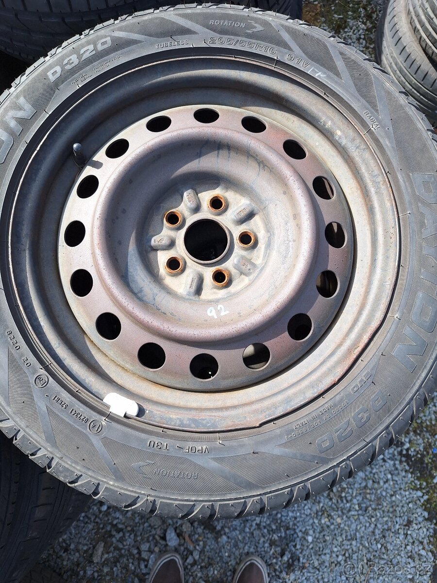 Plechová sada kol 16"